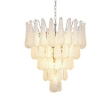 Glass Dewdrop Curated Mouth-Blown Frosted Glass – illuminated warm ambiance setting #1