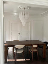 Glass Droplet Curated Mouth-Blown Frosted Glass – unlit natural material contrast
