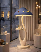 Mushora Floor Curated Iron & Glass Floor Lamp – architectural ceiling profile