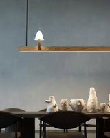 Mushroom Beam Chandelier – Ambient Illumination in Luxury Interior Setting View 3
