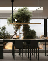 Mushroom Beam Chandelier – Ambient Illumination in Luxury Interior Setting View 6