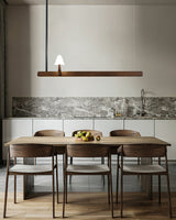 Mushroom Beam Chandelier – Ambient Illumination in Luxury Interior Setting View 5
