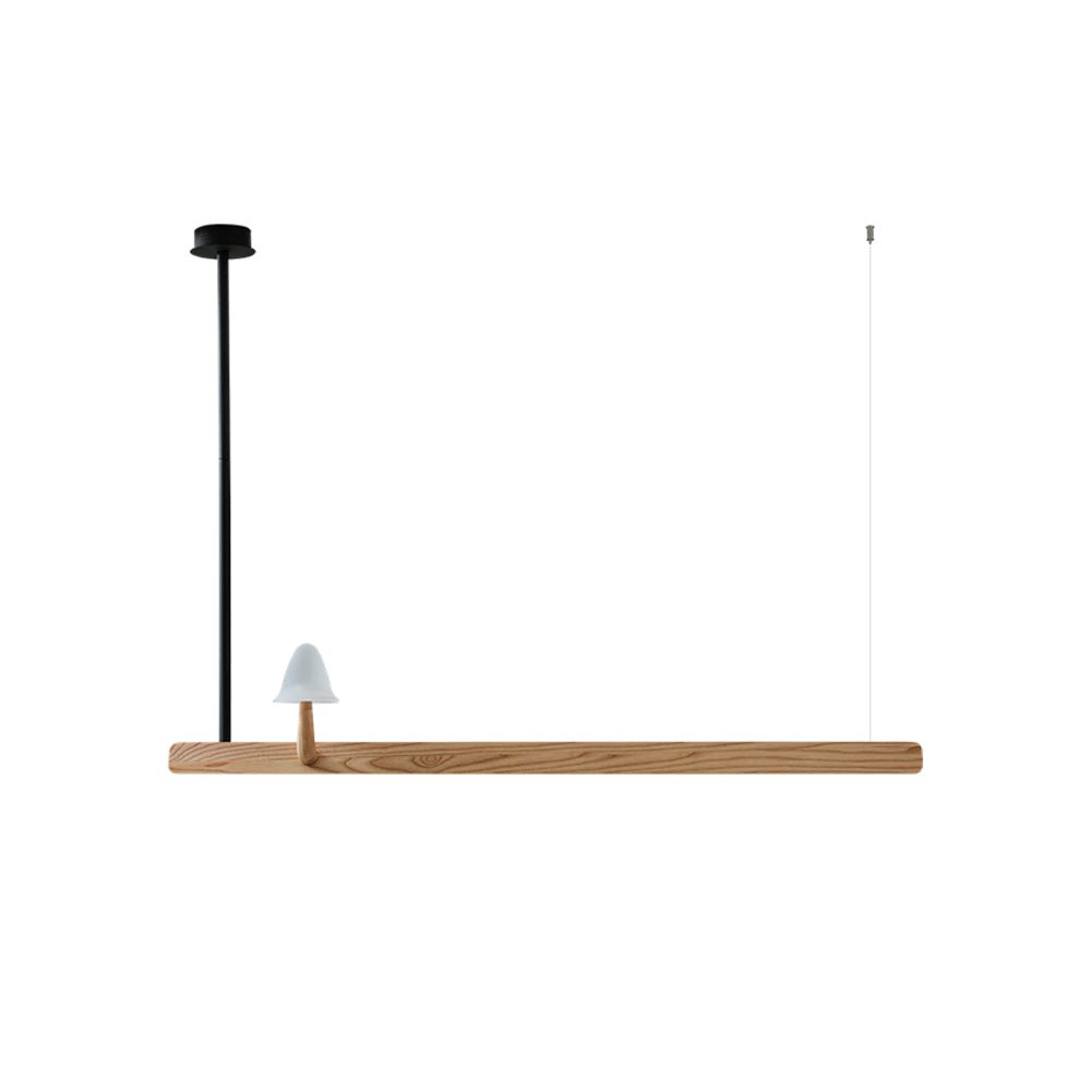 Mushroom Beam Chandelier – Ambient Illumination in Luxury Interior Setting View 11