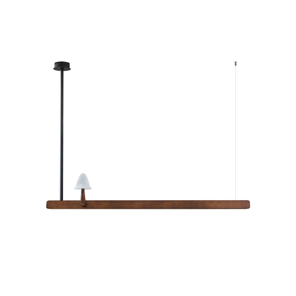 Mushroom Beam Chandelier – Ambient Illumination in Luxury Interior Setting View 9