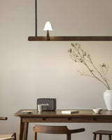 Mushroom Beam Chandelier – Ambient Illumination in Luxury Interior Setting View 8