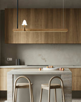 Mushroom Beam Chandelier – Ambient Illumination in Luxury Interior Setting View 7