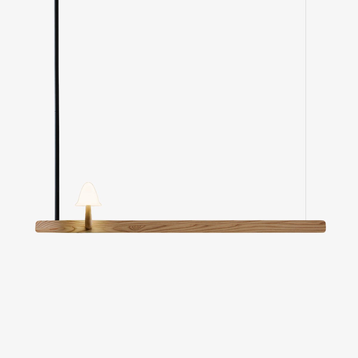 Mushroom Beam Chandelier – Handcrafted Architectural Luxury Lighting Fixture