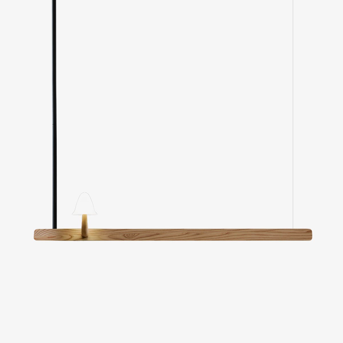 Mushroom Beam Chandelier – Ambient Illumination in Luxury Interior Setting View 14
