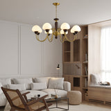 Mushroom Cap Chandelier – Ambient Illumination in Luxury Interior Setting View 5