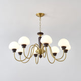 Mushroom Cap Chandelier – Ambient Illumination in Luxury Interior Setting View 6