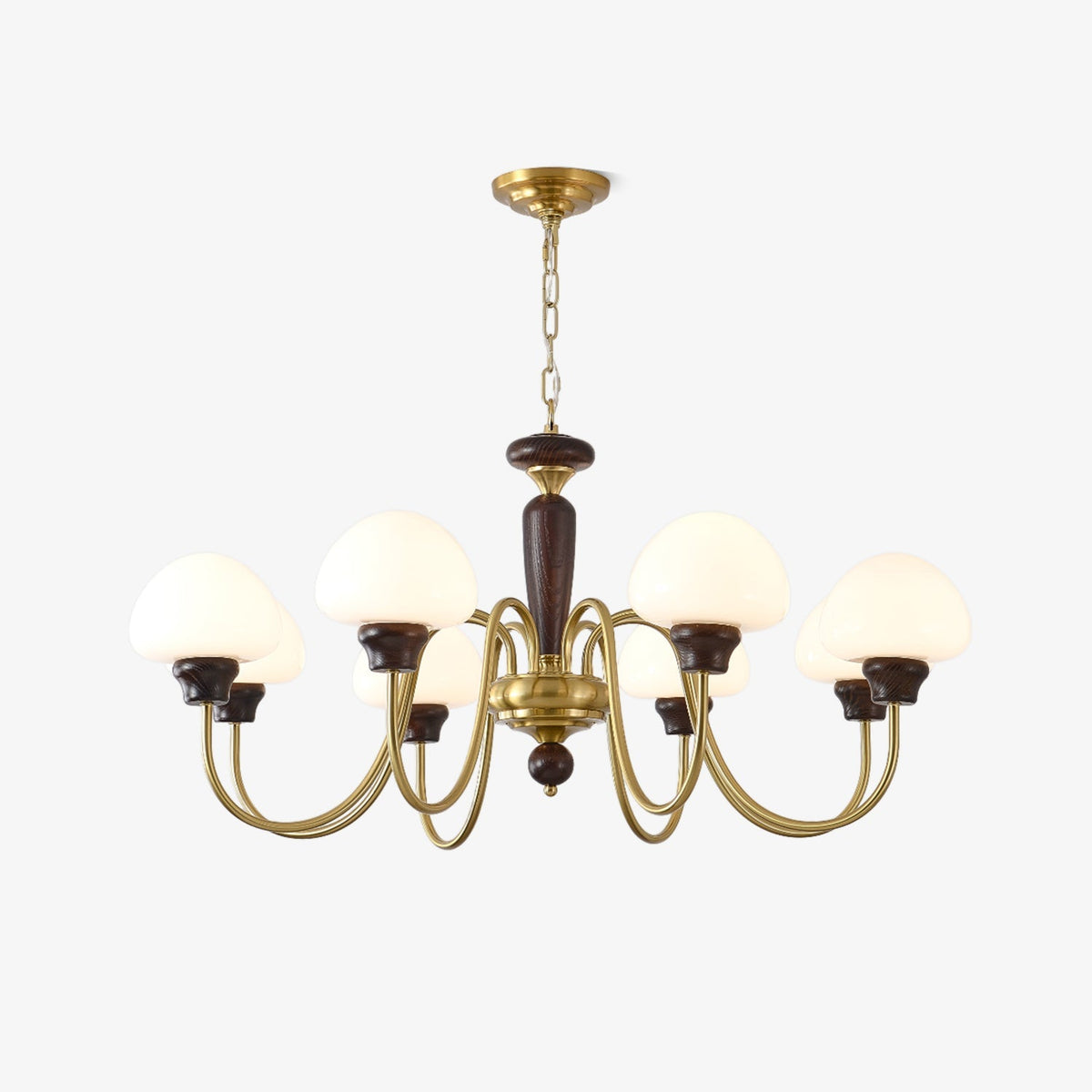 Mushroom Cap Chandelier – Handcrafted Architectural Luxury Lighting Fixture