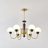 Mushroom Cap Chandelier – Ambient Illumination in Luxury Interior Setting View 7