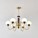 Mushroom Cap Chandelier – Ambient Illumination in Luxury Interior Setting View 15
