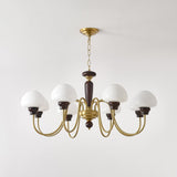 Mushroom Cap Chandelier – Ambient Illumination in Luxury Interior Setting View 13