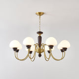 Mushroom Cap Chandelier – Ambient Illumination in Luxury Interior Setting View 11