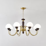 Mushroom Cap Chandelier – Ambient Illumination in Luxury Interior Setting View 12
