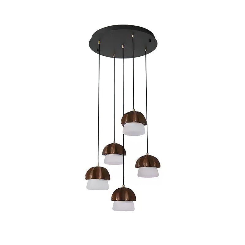 Mushroom Cluster Chandelier – Ambient Illumination in Luxury Interior Setting View 12