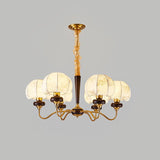 Mushroom Fabric Chandelier – Ambient Illumination in Luxury Interior Setting View 10