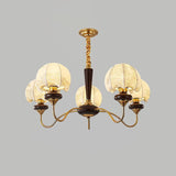 Mushroom Fabric Chandelier – Ambient Illumination in Luxury Interior Setting View 11