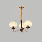 Mushroom Fabric Chandelier – Ambient Illumination in Luxury Interior Setting View 12