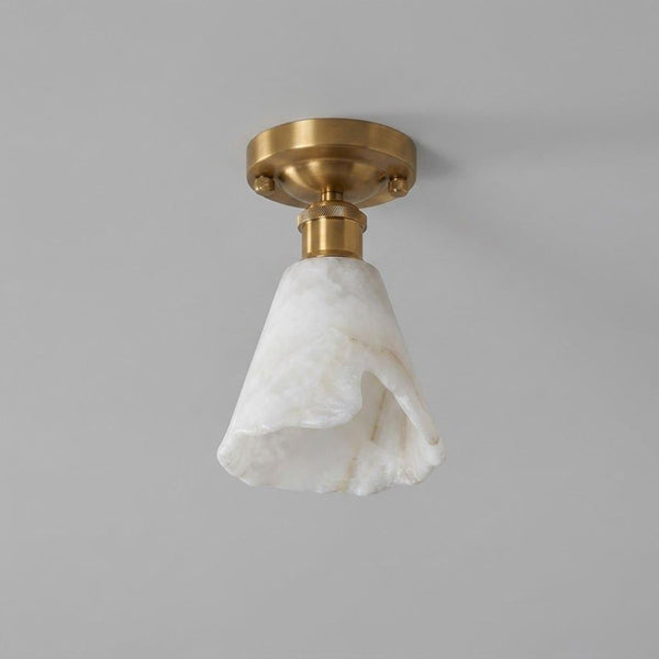 Nalia Alabaster Curated Alabaster Flush Mount Ce