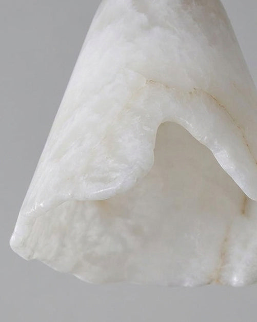 Nalia Alabaster Curated Alabaster Flush Mount Ce – full fixture elevation view
