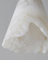 Nalia Alabaster Curated Alabaster Flush Mount Ce – full fixture elevation view
