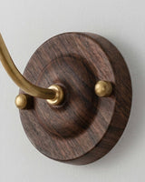 Nalia Alabaster Curated Alabaster Wall Sconce – macro detail view #1