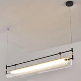 Linear Strip Chandelier – Ambient Illumination in Luxury Interior Setting View 11