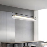 Linear Strip Chandelier – Ambient Illumination in Luxury Interior Setting View 13