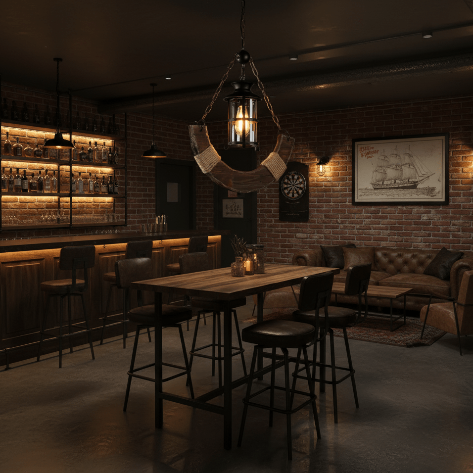 Nautical Industrial Style Wooden Curated Mouth-B – structural canopy joint detail