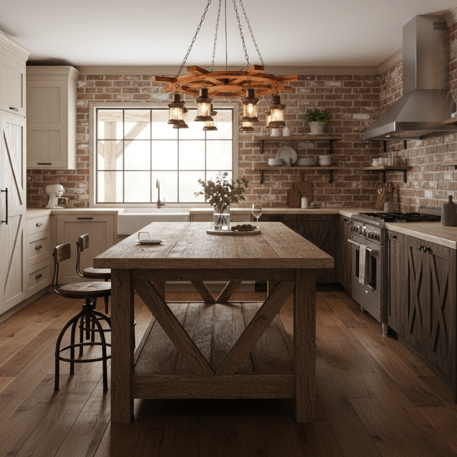 Nautical Industrial Style Wooden Curated Mouth-B – dimensional scale reference