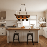 Nautical Industrial Style Wooden Curated Mouth-B – unlit natural material contrast