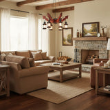Nautical Industrial Style Wooden Curated Mouth-B warm illuminated room view