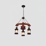 Nautical Industrial Style Wooden Curated Mouth-B – dimensional scale reference #1