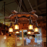Nautical Industrial Style Wooden Curated Mouth-B – macro detail view