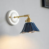 Navira Curated Solid Brass Wall Sconce – W 12cm x H 22cm  W 4.7 x H 8.6 finish configuration #1 #2 #3 #4