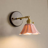Navira Curated Solid Brass Wall Sconce – W 12cm x H 22cm  W 4.7 x H 8.6 finish configuration #1 #2