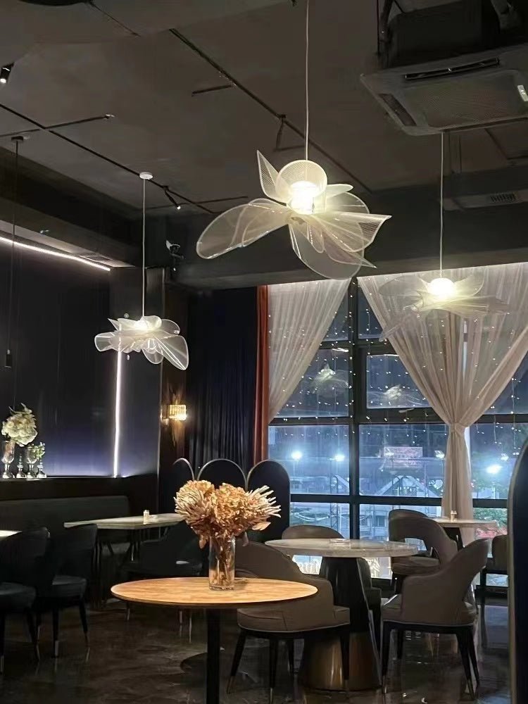 Nebula Bloom Curated Iron & Glass Chandelier