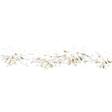 Nectar Leaves Curated Mouth-Blown Frosted Glass – handcrafted surface texture #1