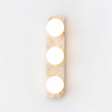 Neptune Alabaster Curated Alabaster Wall Sconce – W 10cm x H 48cm  W 3.9 x H 18.8 finish configuration