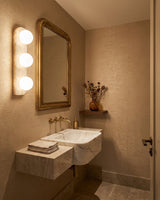 Neptune Alabaster Curated Alabaster Wall Sconce – structural canopy joint detail