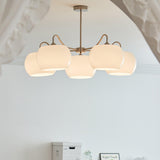 Nickel Persimmon Chandelier – Ambient Illumination in Luxury Interior Setting View 6
