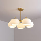 Nickel Persimmon Chandelier – Ambient Illumination in Luxury Interior Setting View 19