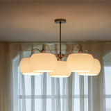 Nickel Persimmon Chandelier – Handcrafted Material Texture and Detail View