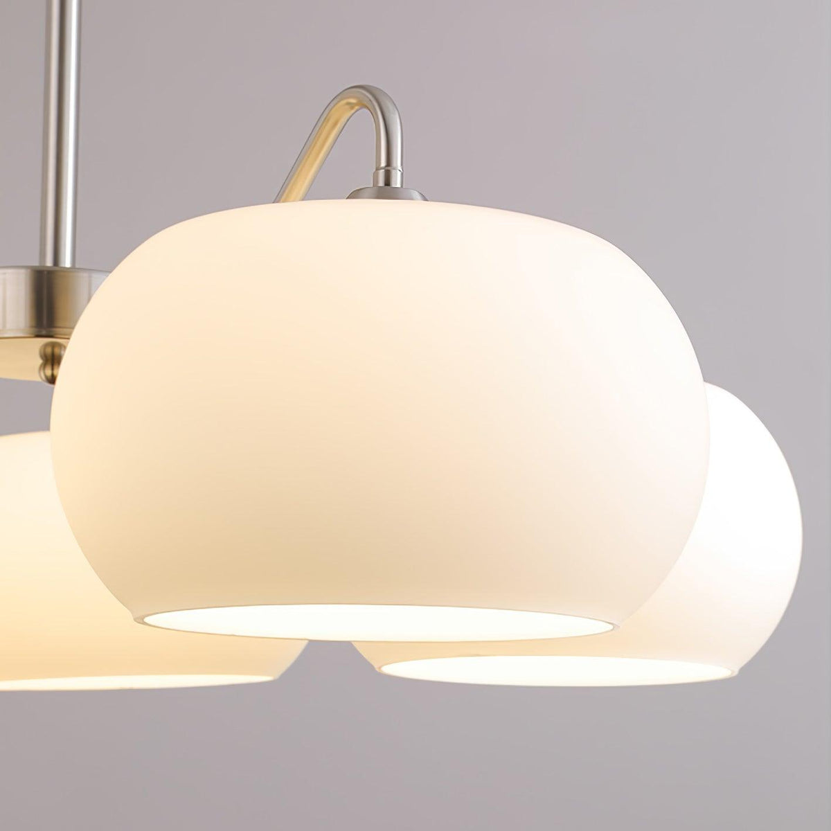 Nickel Persimmon Chandelier – Ambient Illumination in Luxury Interior Setting View 9