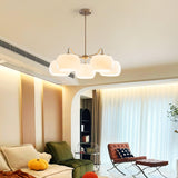 Nickel Persimmon Chandelier – Ambient Illumination in Luxury Interior Setting View 10