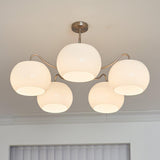 Nickel Persimmon Chandelier – Ambient Illumination in Luxury Interior Setting View 15