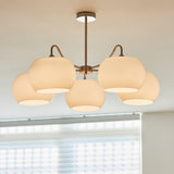 Nickel Persimmon Chandelier – Ambient Illumination in Luxury Interior Setting View 3
