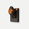 Noctara Curated Amber Art Glass Wall Sconce